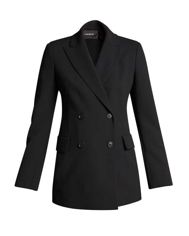 Double-Breasted Wool Blazer